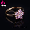 Verschiedene Farbe Stein Design CZ 18k Gold Ringe